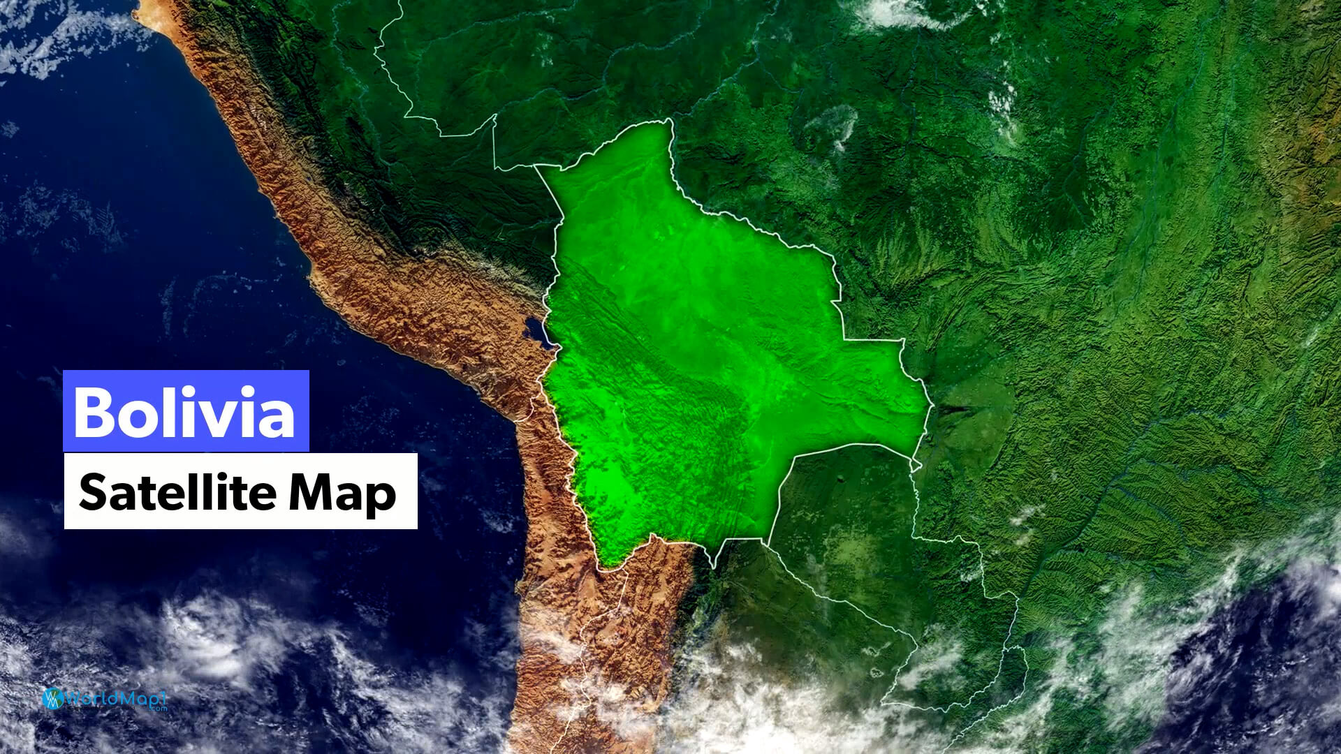 Bolivia Satellite Image